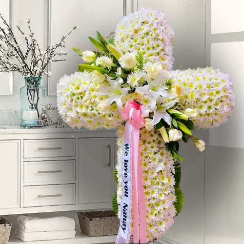 Divine Grace Funeral Cross