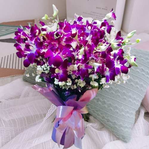 Luxurious Violet Orchid Bouquet