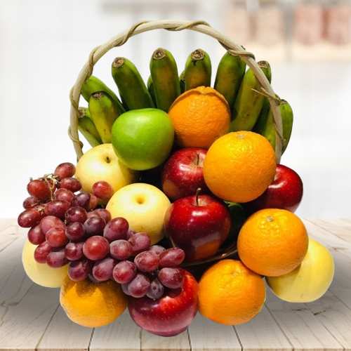 Healthy Fresh Fruit Basket Surprise
