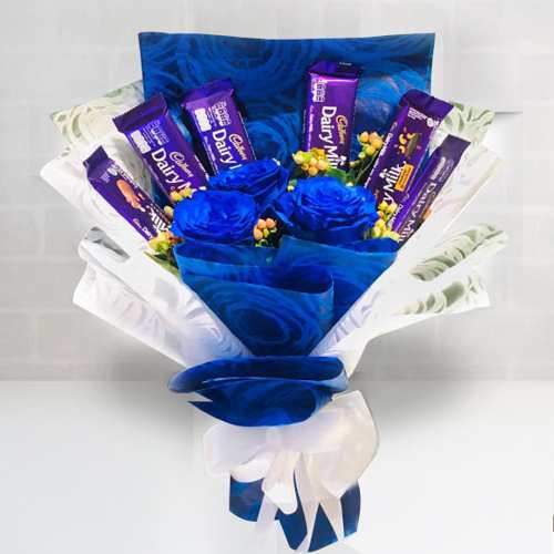 Chocolate Bouquet With Rose