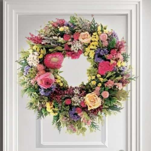Colorful Flower Wreath