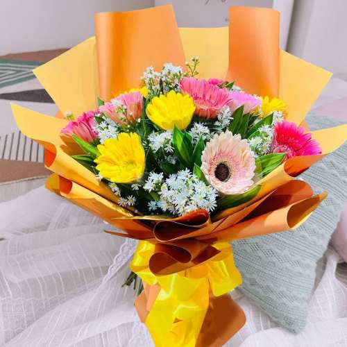 Colorful Gerbera Bouquet