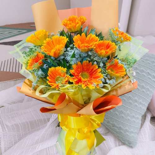 Orange Gerbera Bouquet