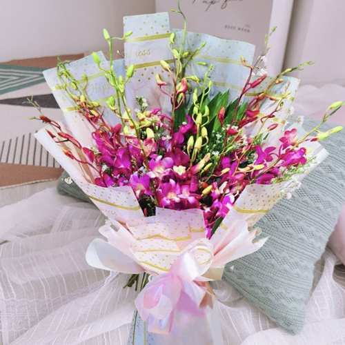 Vibrant Orchid Bouquet
