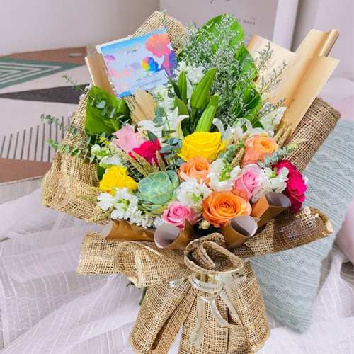 Garden Fresh Mixed Floral Bouquet