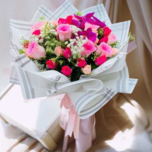 Blooming Love Pink Bouquet