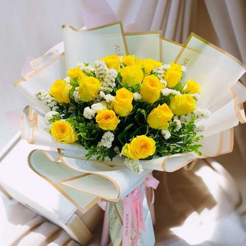 20 Yellow Rose Bouquet