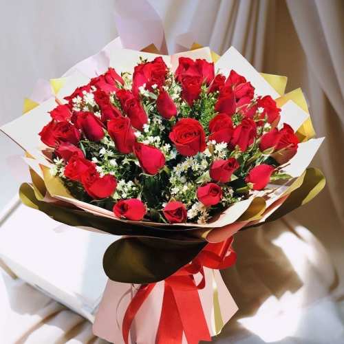 50 Red Rose Bouquet