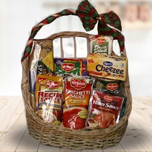 Elegant Gourmet Delicacies Basket