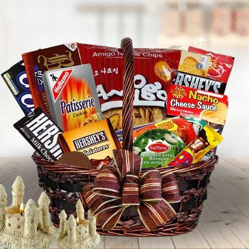 Gourmet Crunch Treats Basket