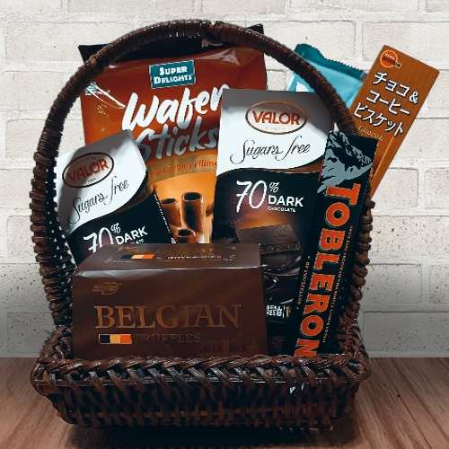 Sweet Chocolate Temptation Basket
