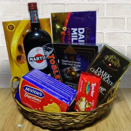 Sparkling Wine And Chocolate Delight