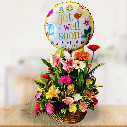 Fresh Seasonal Blossom Arrangement