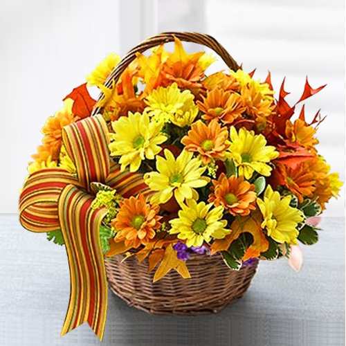 Blooming Joy Flower Basket