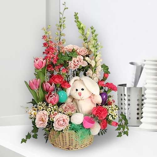 Floral Bunny Wonderland