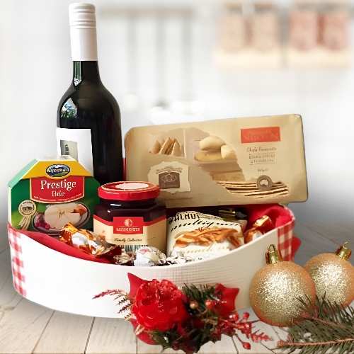 Deluxe Christmas Gourmet Basket