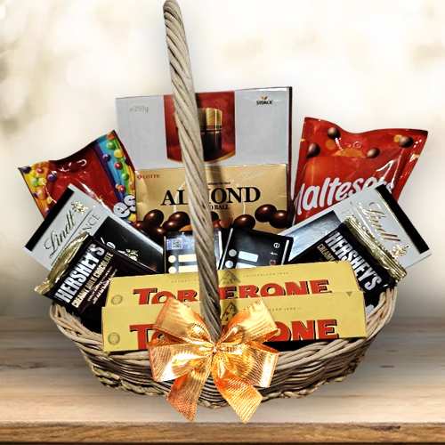 Festive Flavor Chocolate Basket