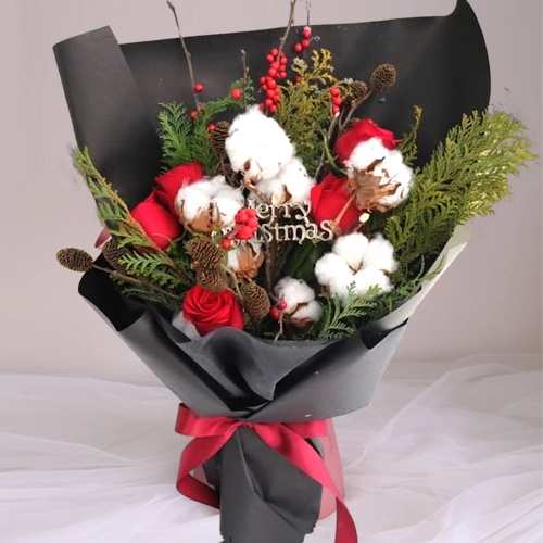 Christmas Eve Floral Surprise
