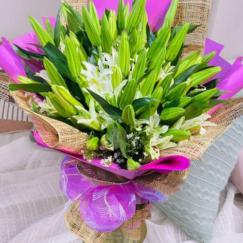 Timeless Tribute Lily Arrangement