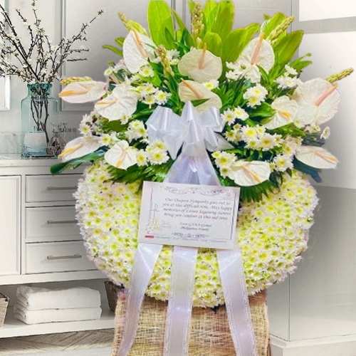 Eternal Peace White  Arrangement